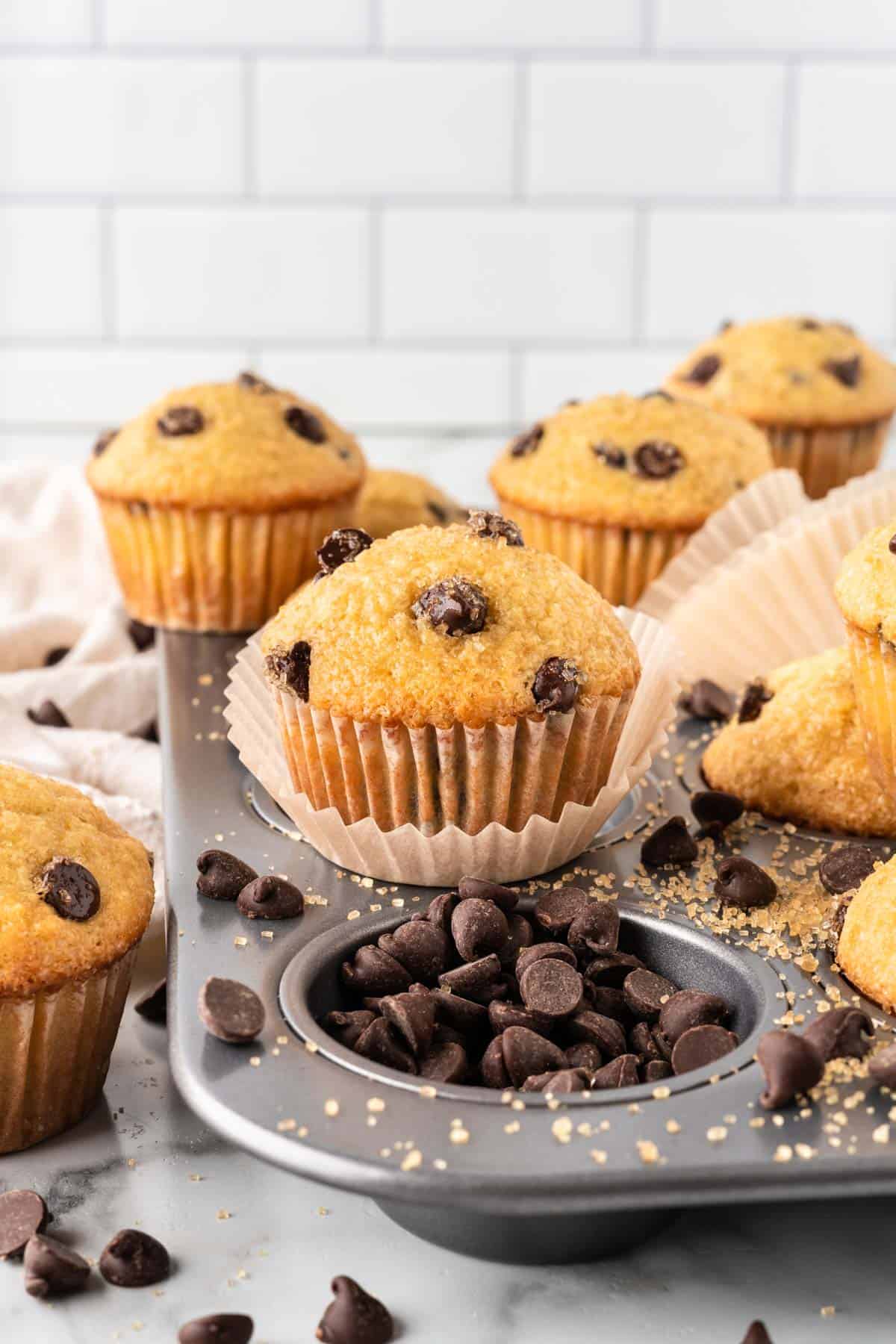 Bakery Style Chocolate Chip Muffins