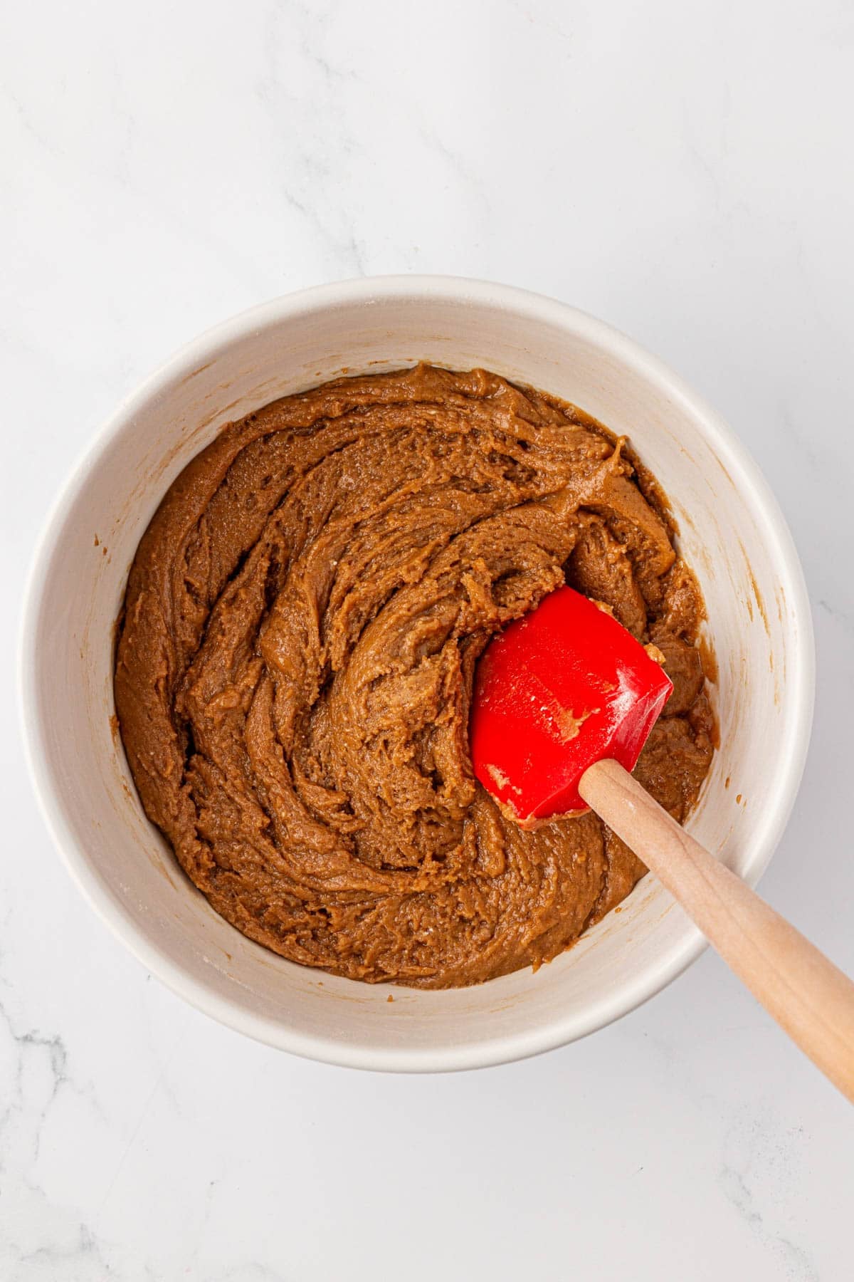 cake mix spice cookie dough mixed together