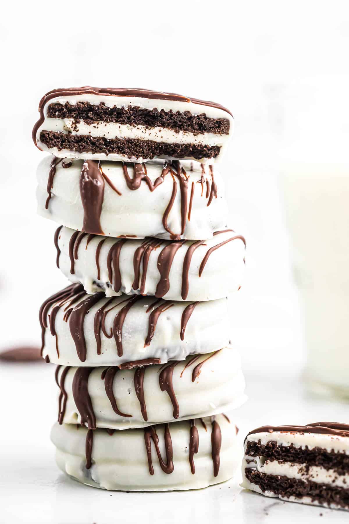White Chocolate Covered Oreos