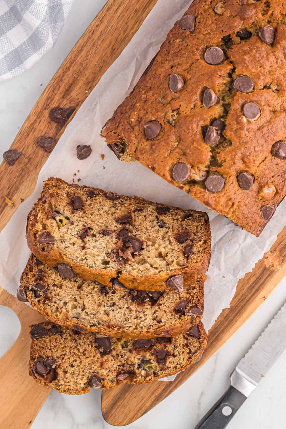Chocolate Chip Banana Bread Recipe