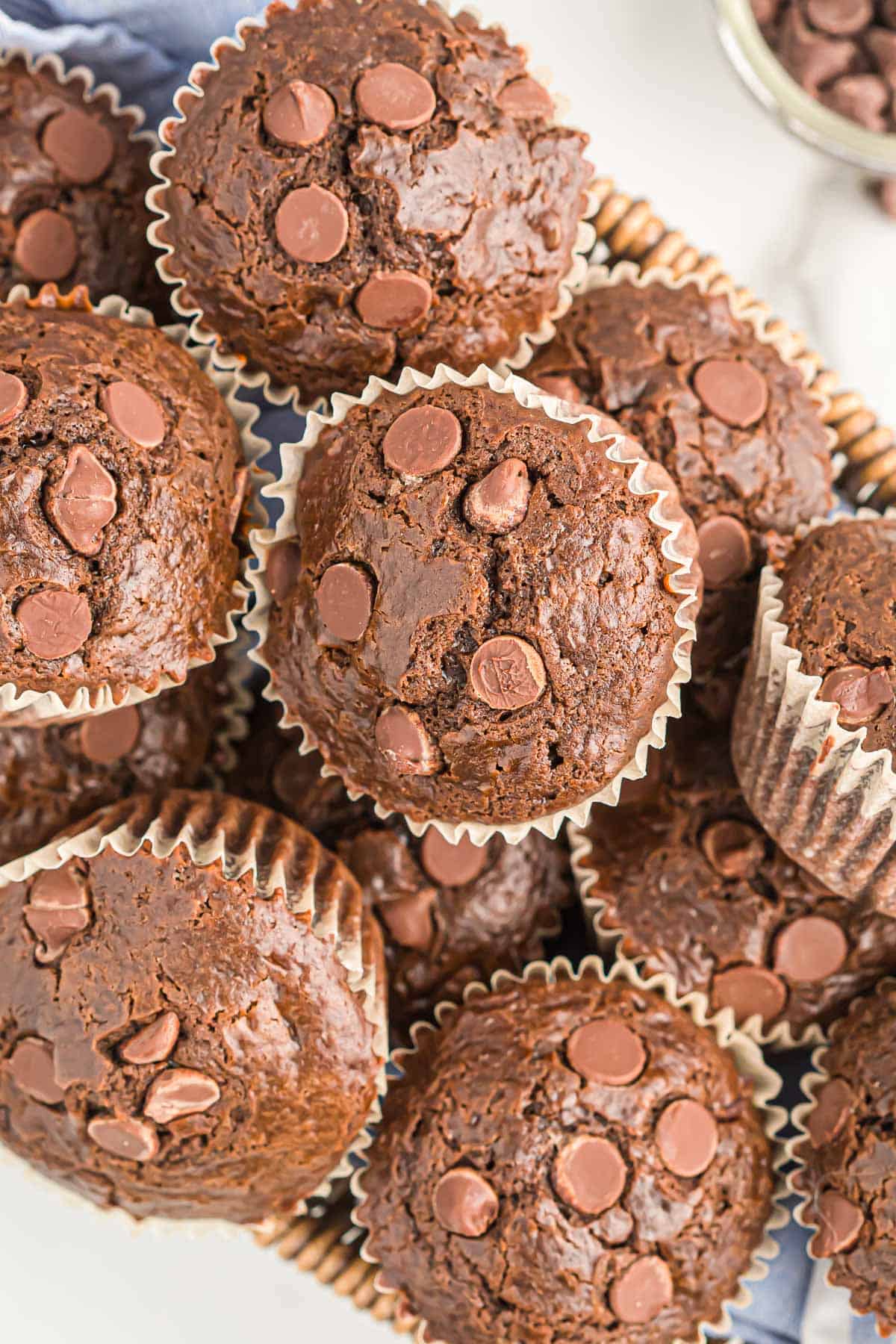 double chocolate muffins