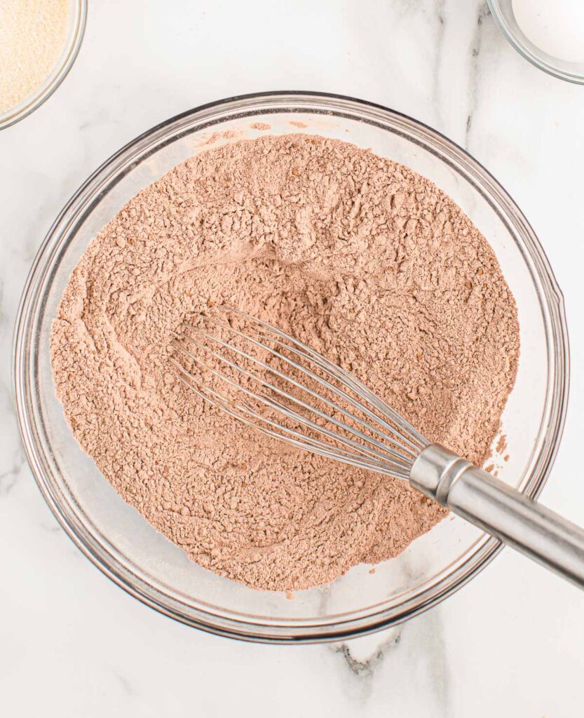 dry ingredients mixed together in a bowl