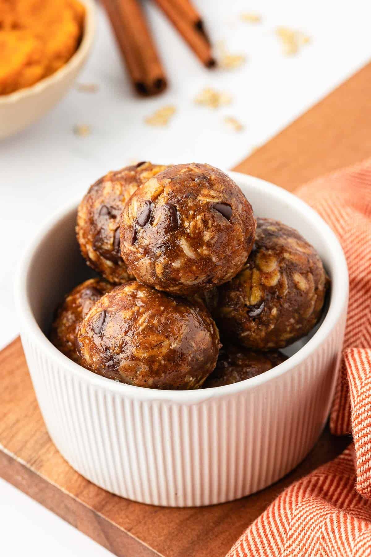 pumpkin protein balls