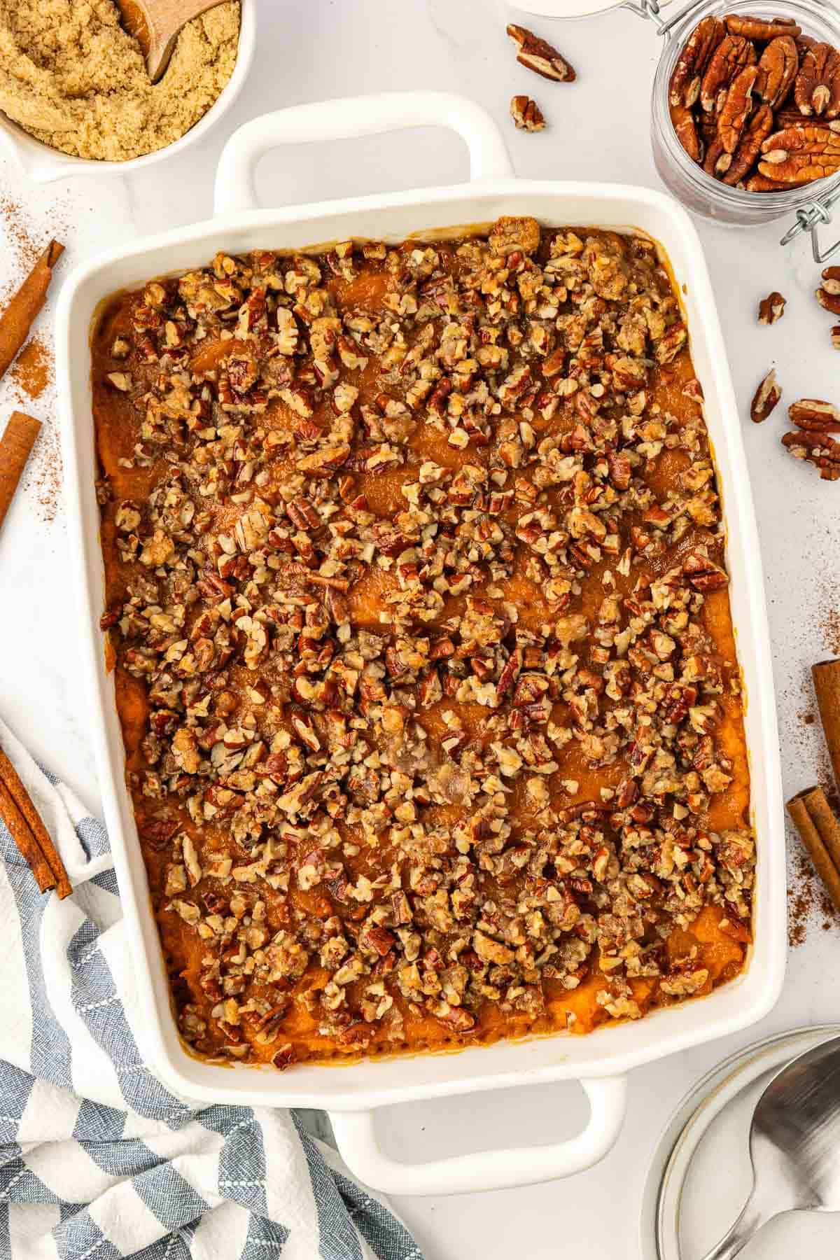 Sweet Potato Casserole With Pecans