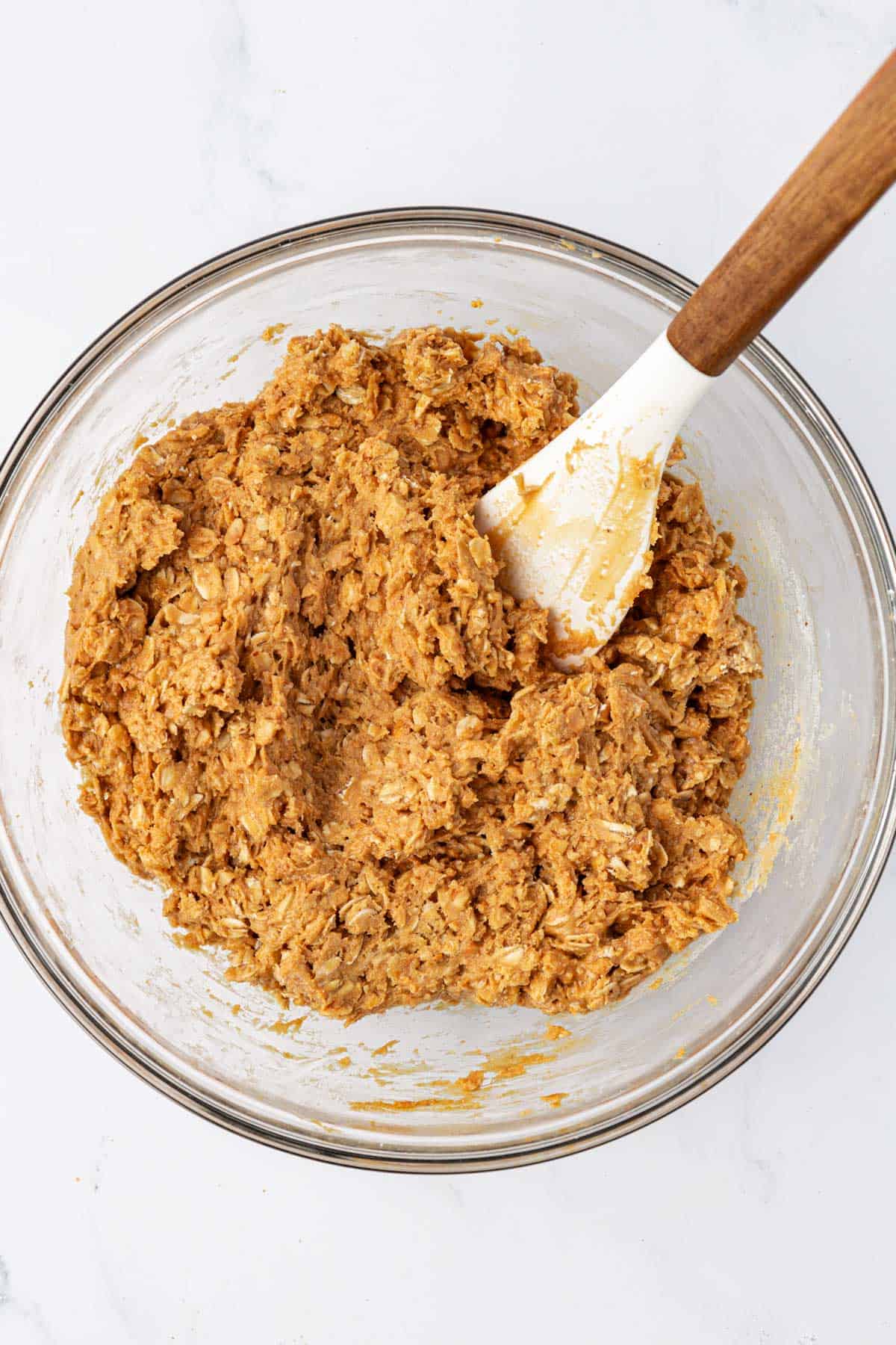 energy bite batter mixed together