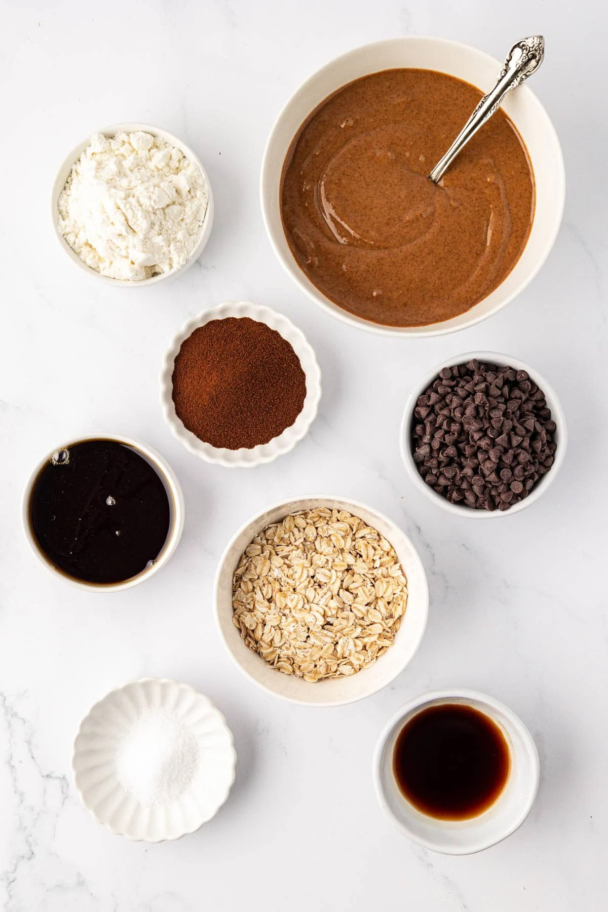 ingredients to make espresso energy bites