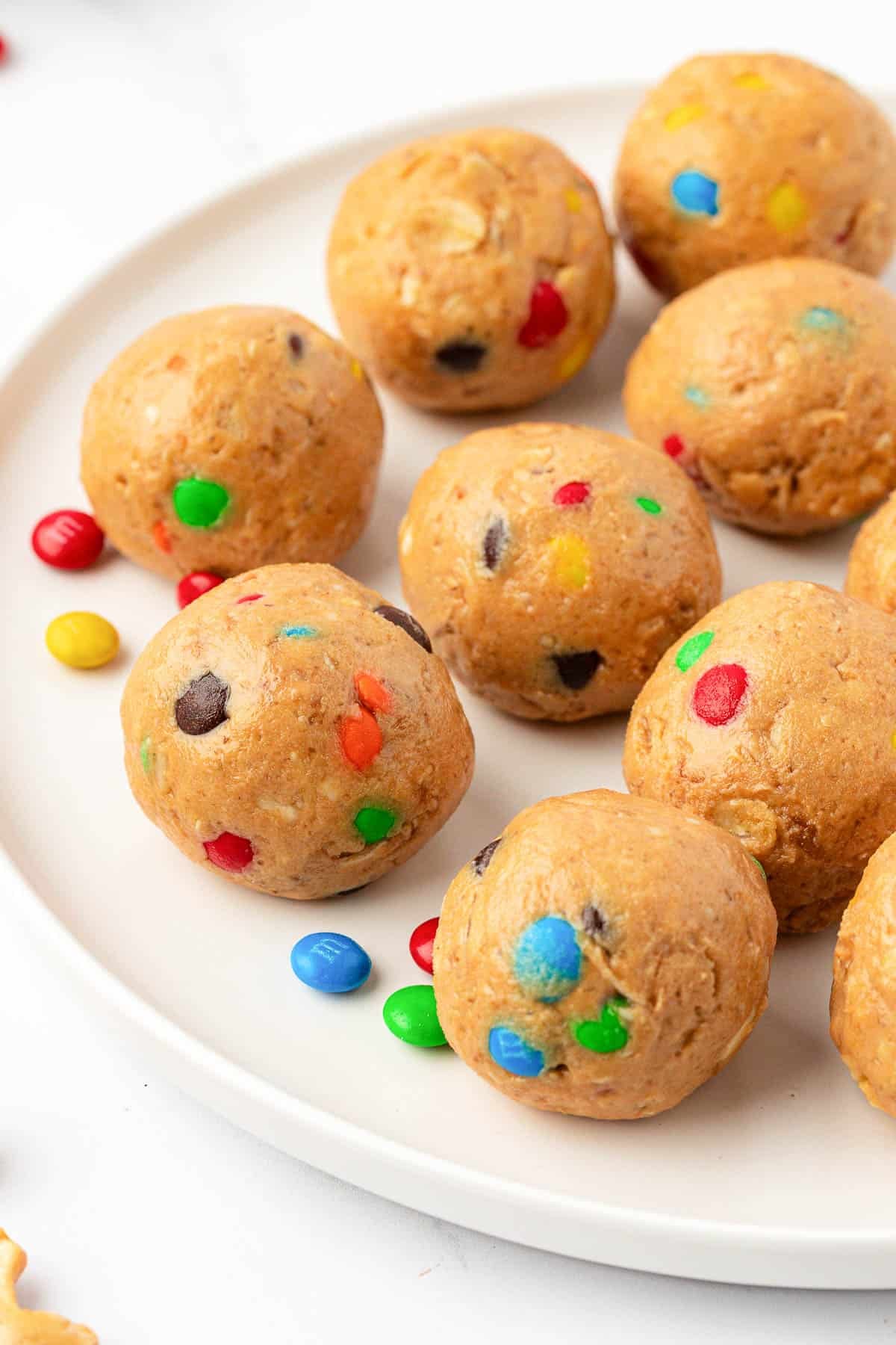 M&M Cashew Crunch Energy Bites