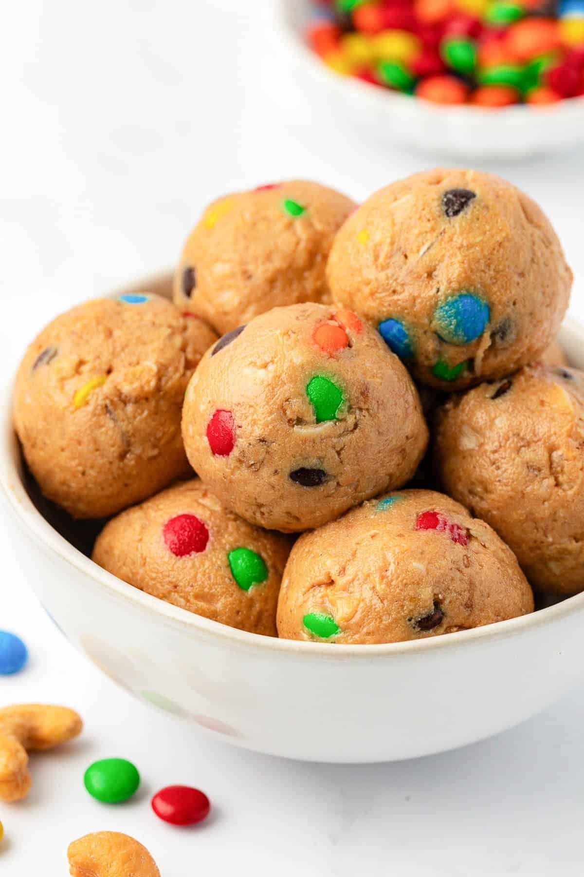 M&M Cashew Crunch Energy Bites