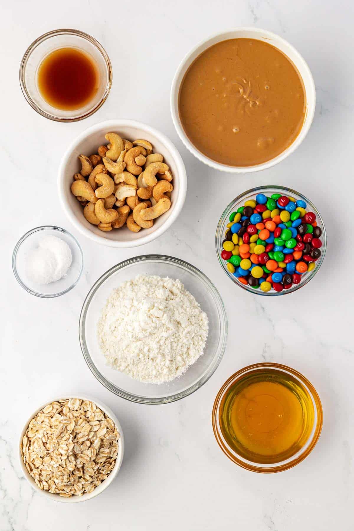ingredients to make energy balls