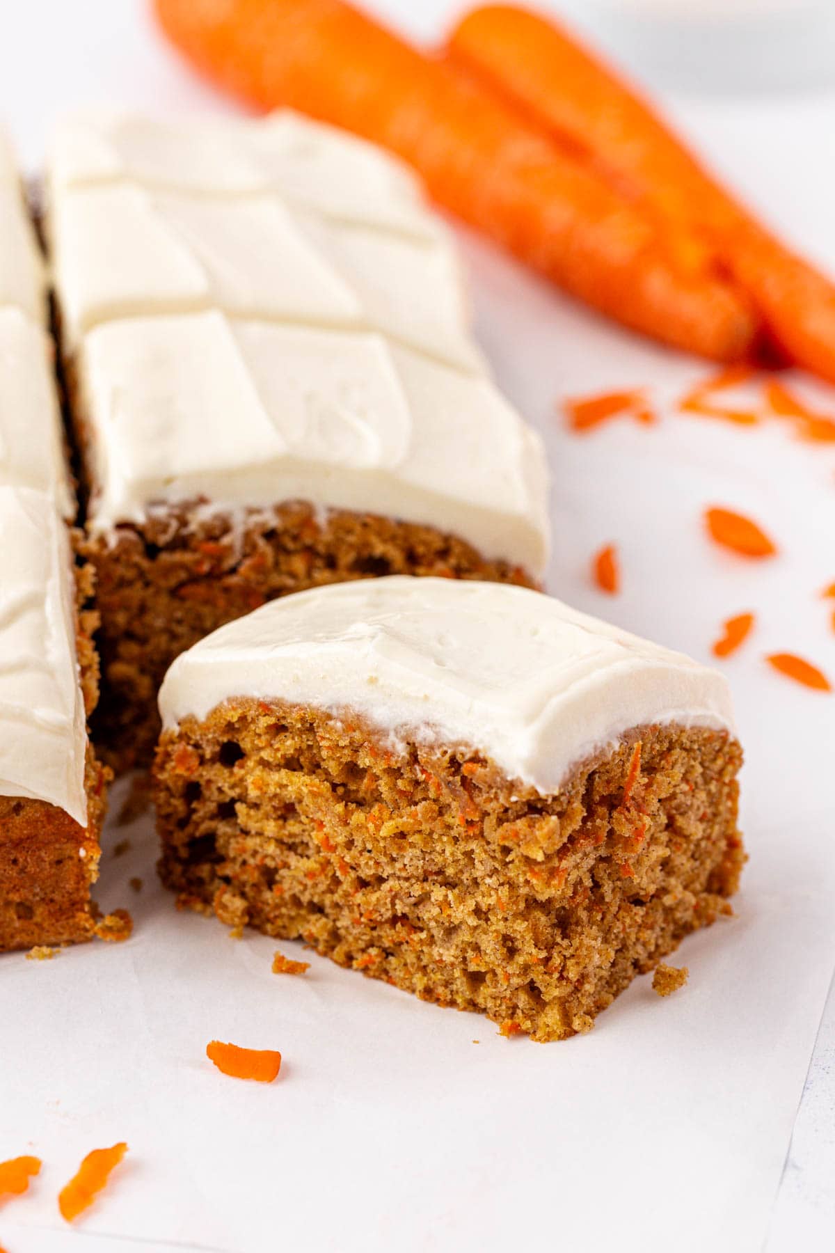 carrot cake snack bars