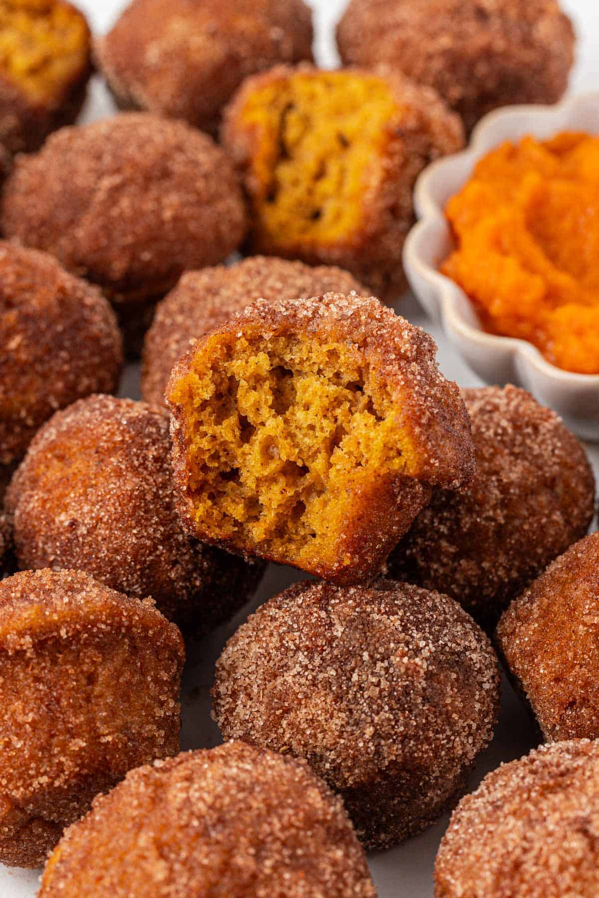 Mini Pumpkin Donut Muffins