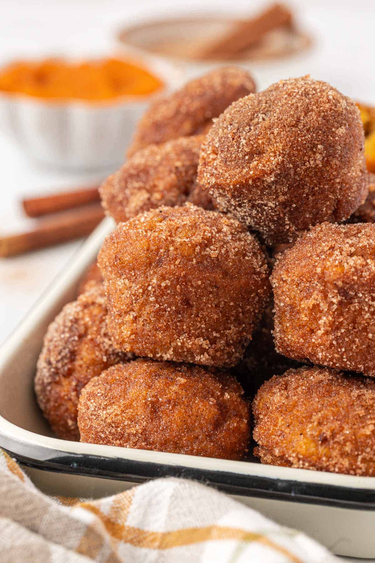 pumpkin donut mini muffins