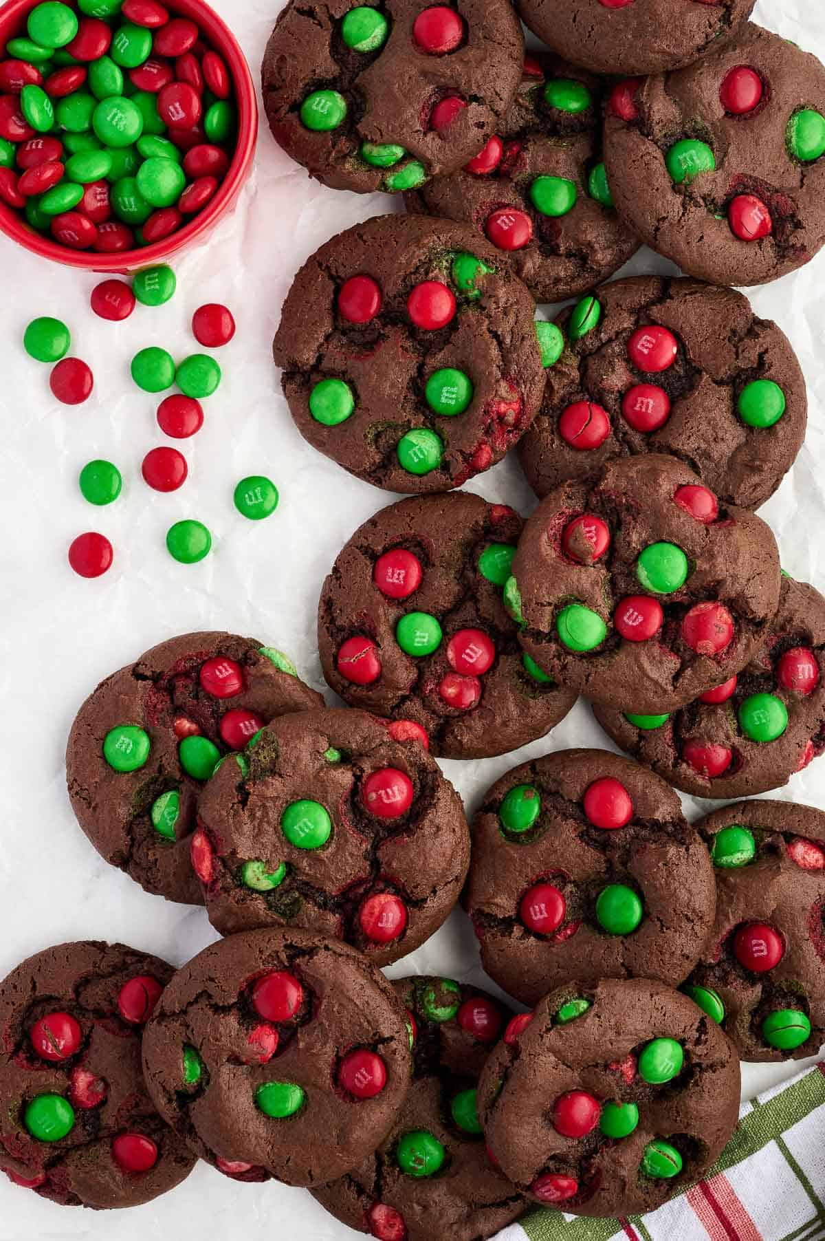 chocolate Christmas cookies