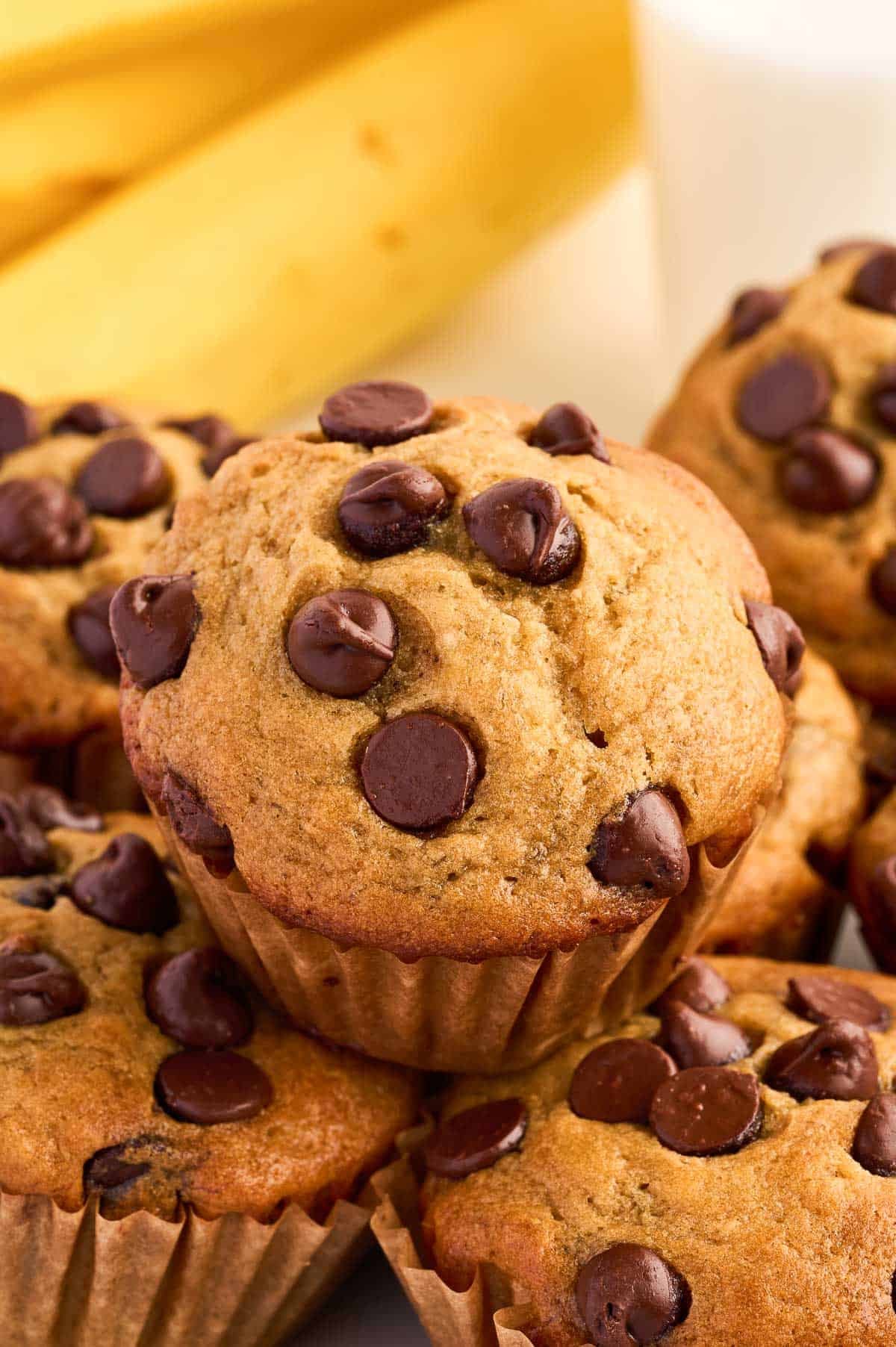 Greek Yogurt Banana Muffins