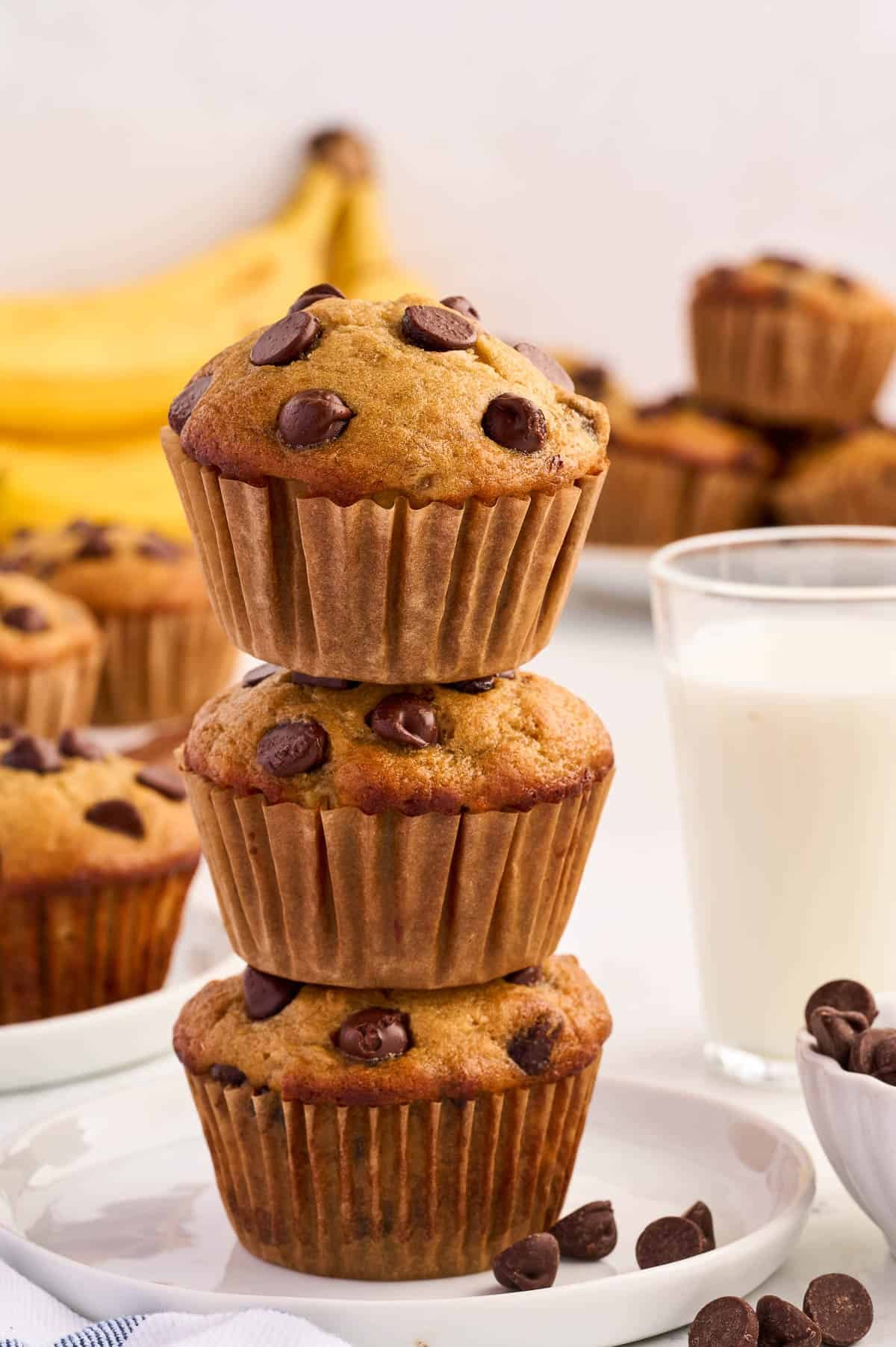 greek yogurt banana muffins