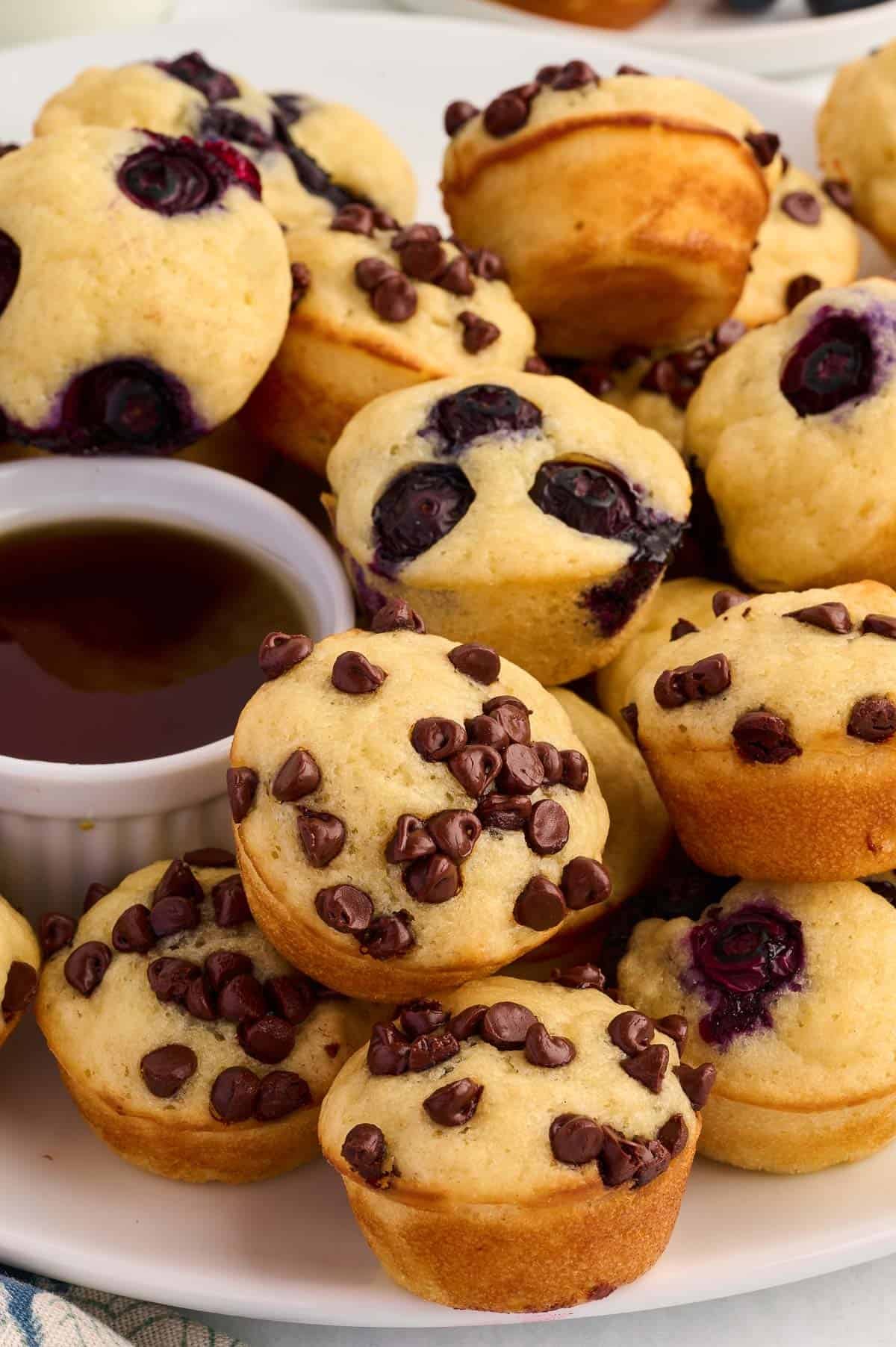 Greek yogurt pancake mini muffins