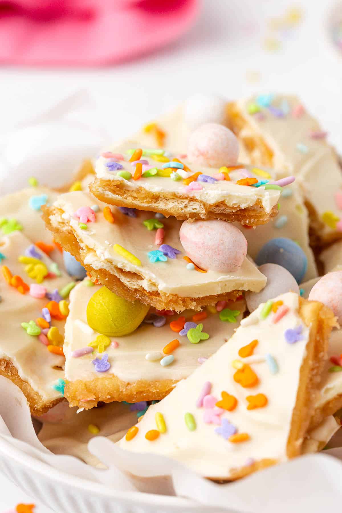 Easter crack saltine toffee