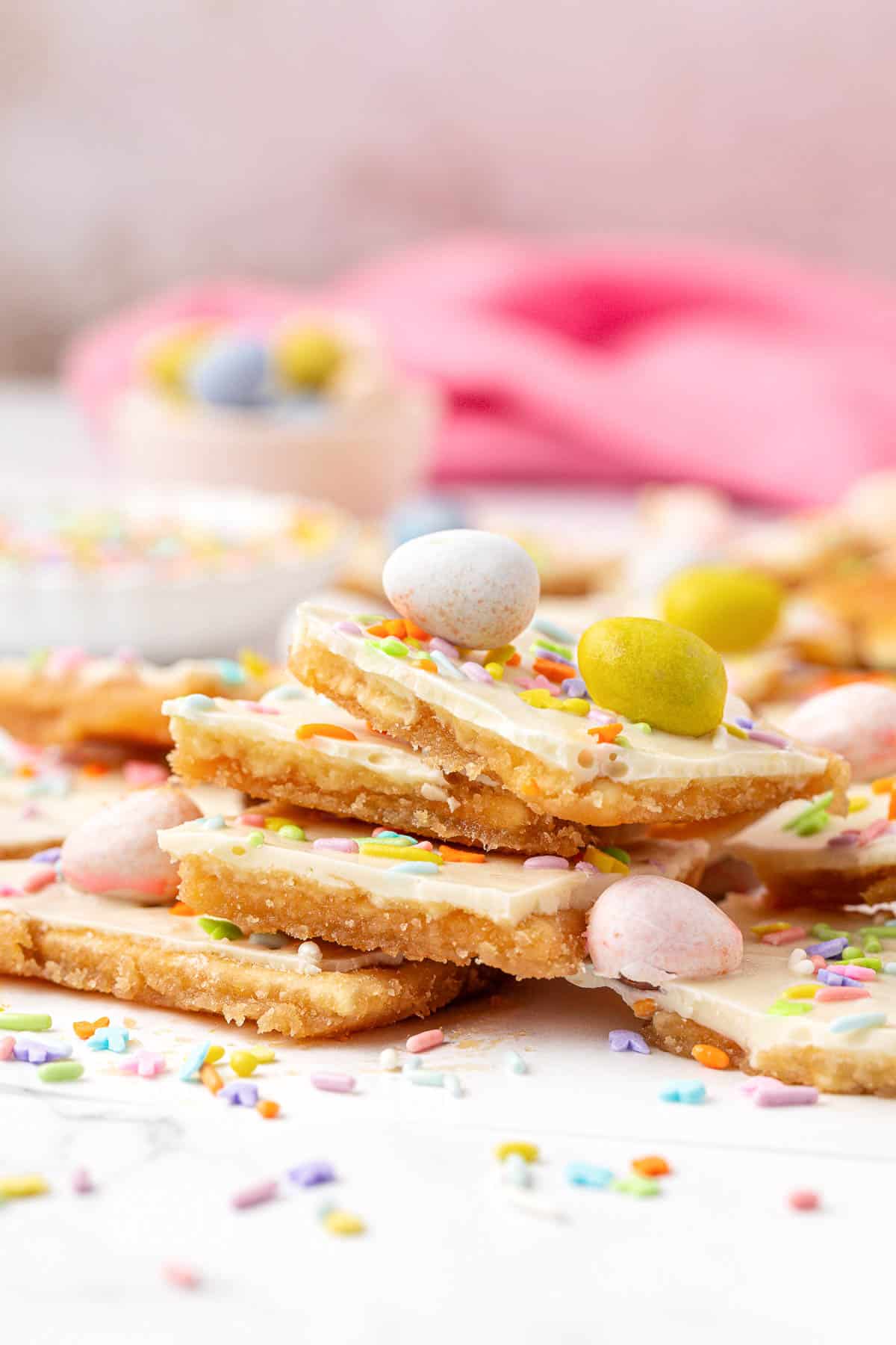 Easter crack saltine toffee