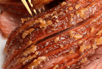 Tender Honey Glazed Slow Cooker Ham