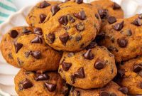 Harvest Pumpkin Chocolate Chip Cookies