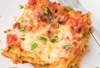 Triple Cheese Lasagna