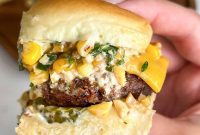 Zesty Elote Burger Bites