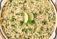 Zesty Cilantro-Lime Cauliflower Rice