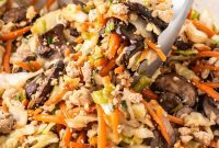 Deconstructed Vegetarian Egg Roll Bowl