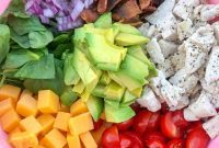 Creamy Avocado Chicken BLT Pasta Salad