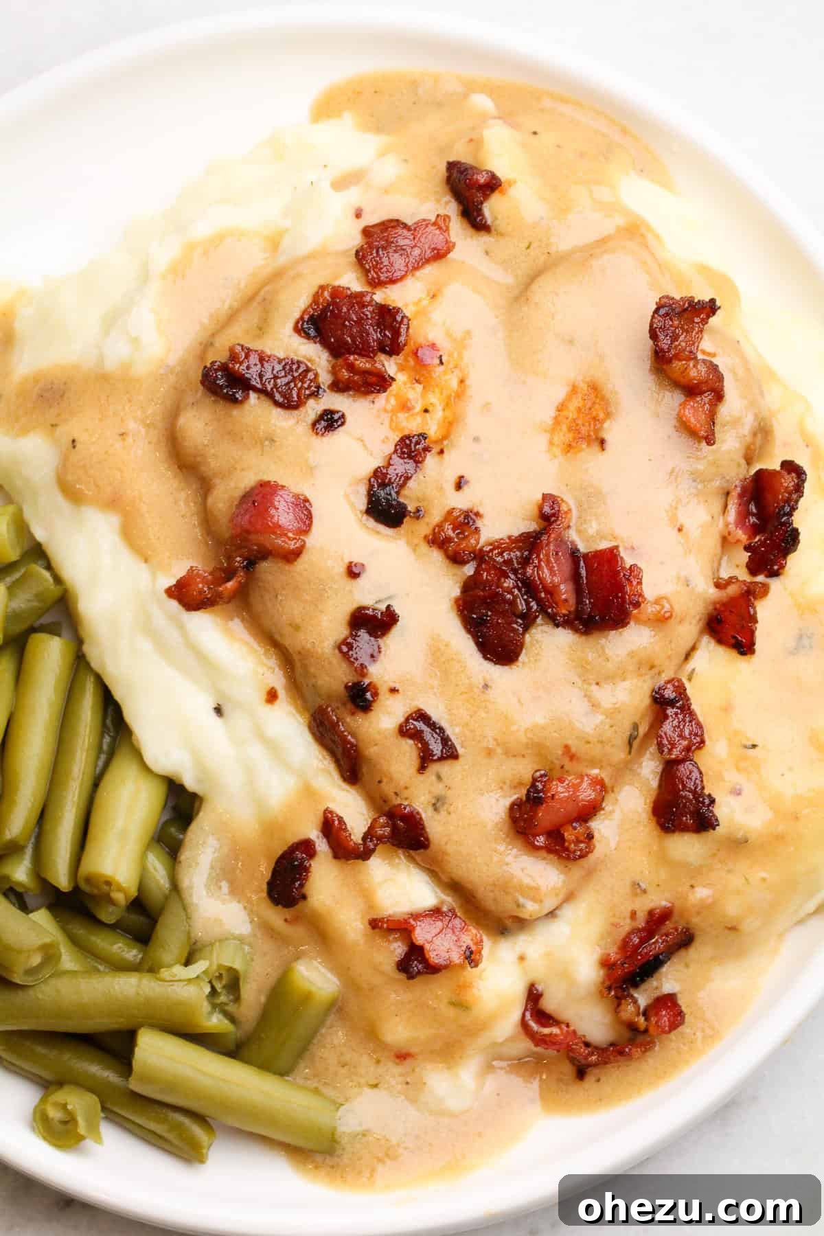 Soulful Southern Smothered Chicken 5 smothered chicken recipe ingredients laid out