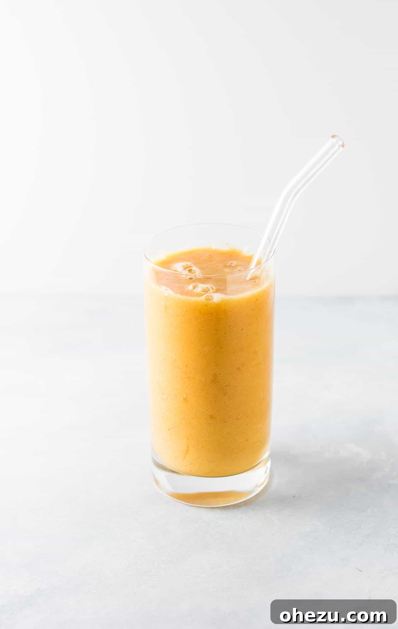 Easy milk-free smoothie preparation with fresh ingredients laid out
