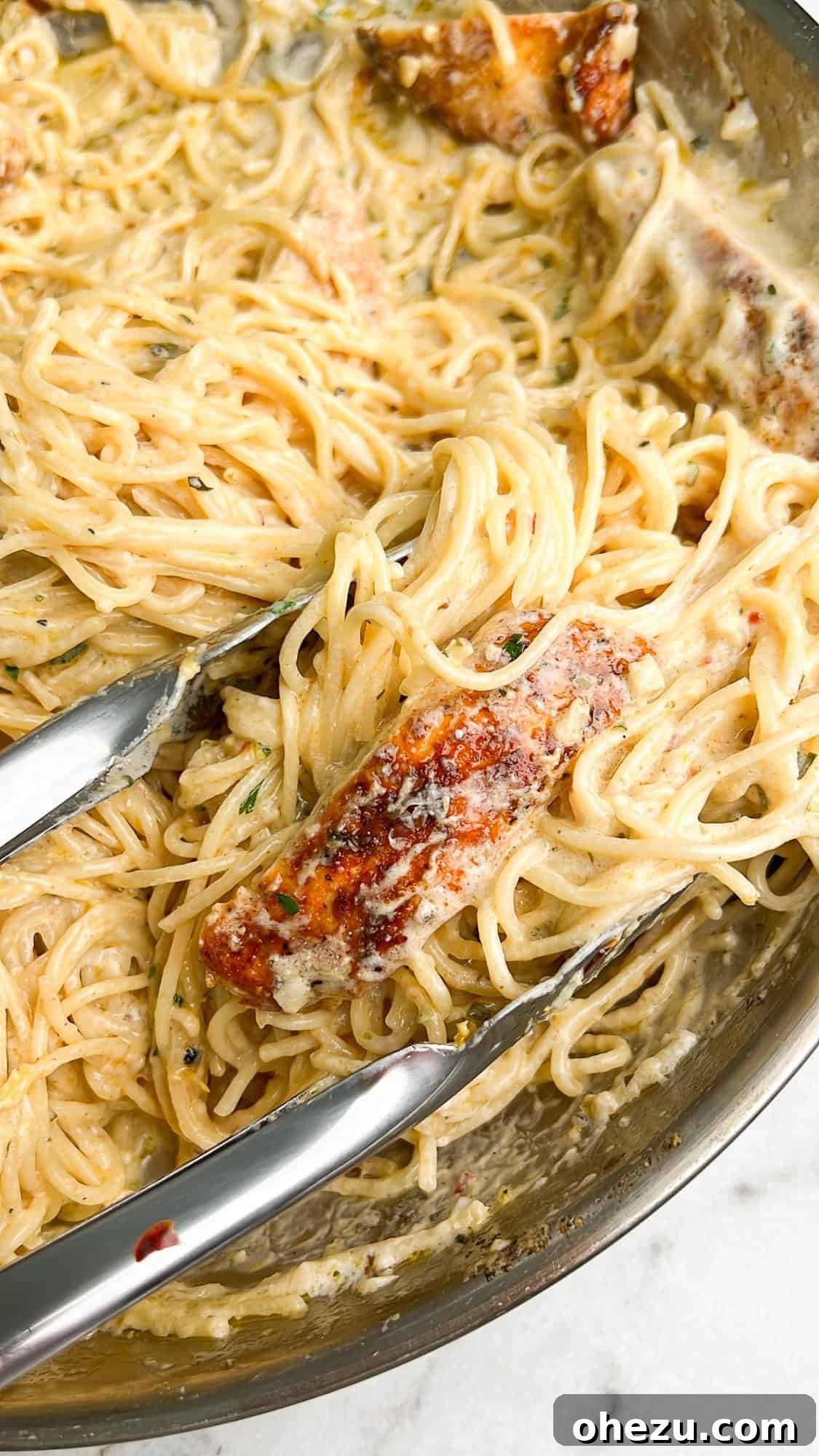 lemon parmesan one-pan pasta
