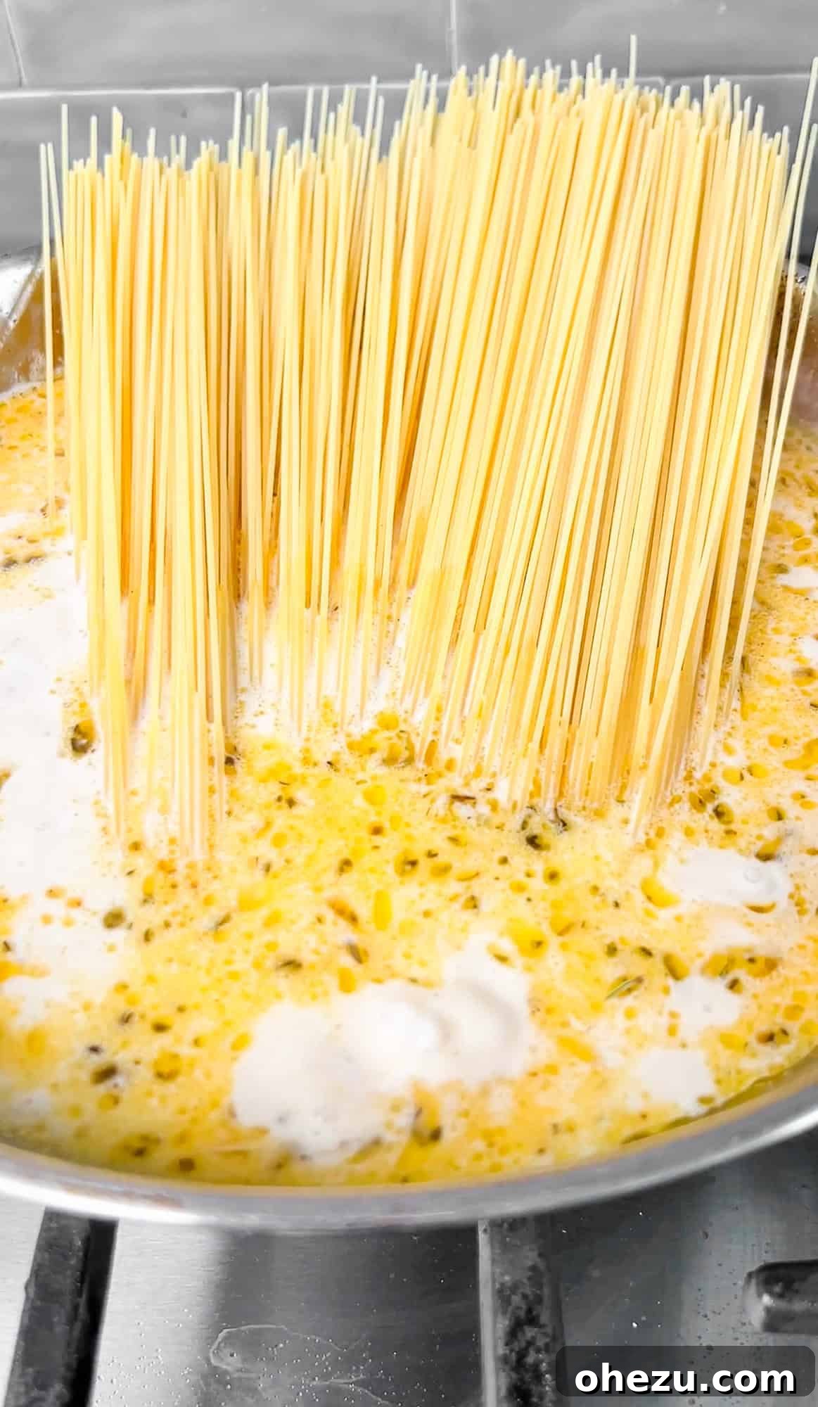 lemon parmesan one-pan pasta