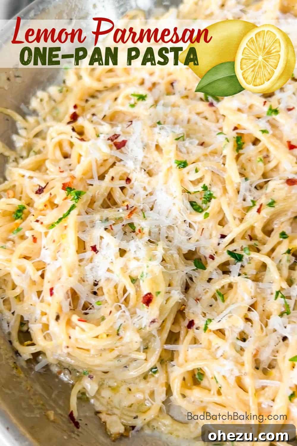 lemon parmesan one-pan pasta