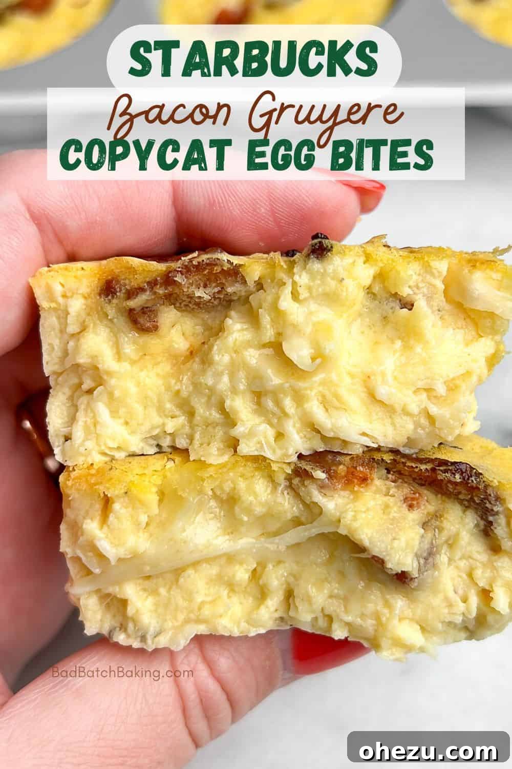 Starbucks Signature Bacon & Egg Bites 13 starbucks bacon egg bites