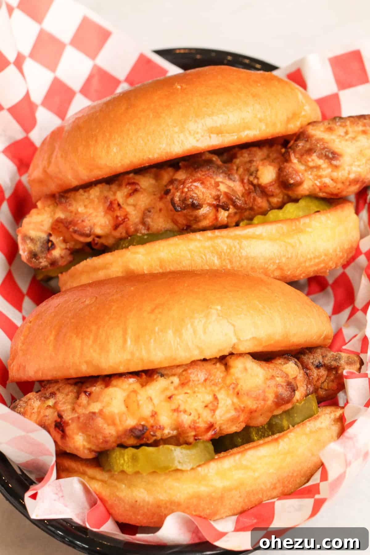 Air Fryer Chick-fil-A Style Chicken Sandwich 3 air fryer chick fil a sandwich