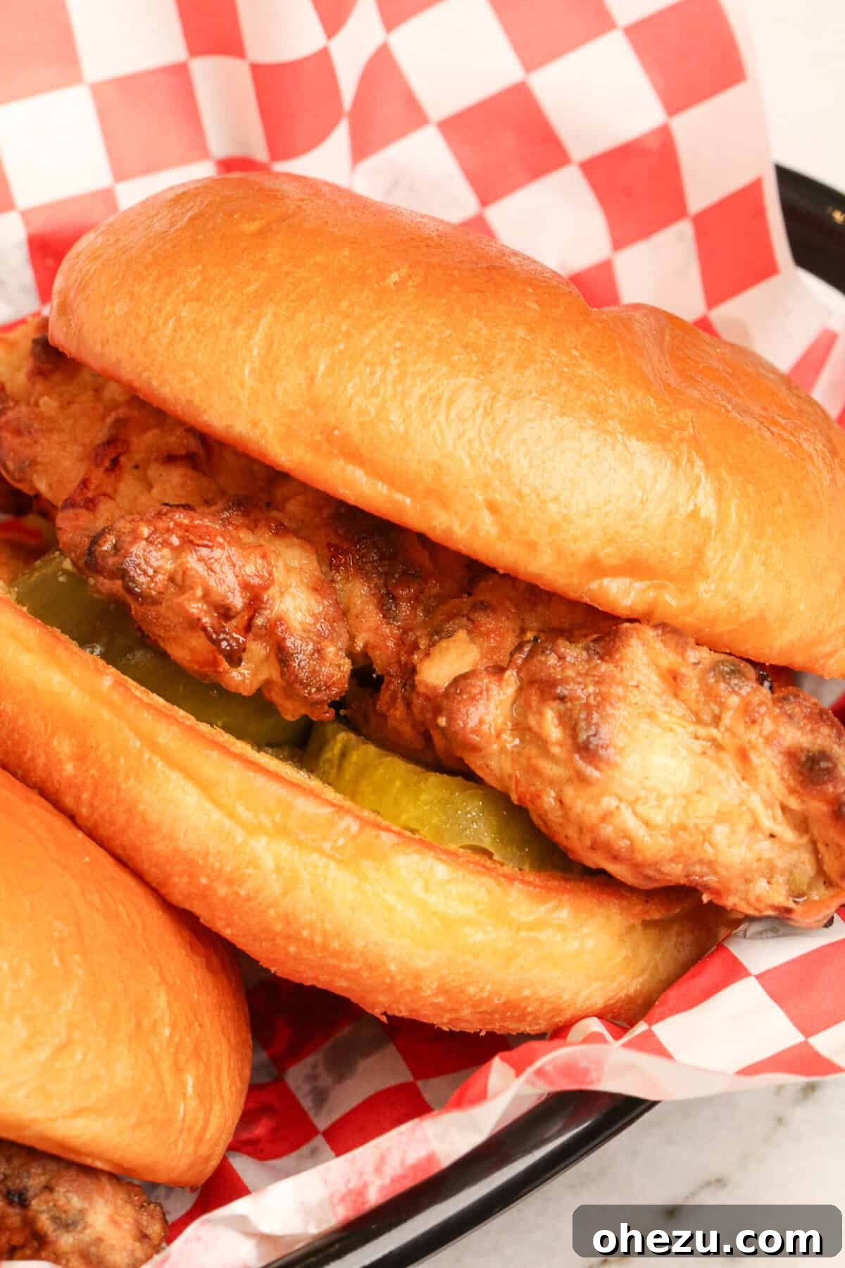 Air Fryer Chick-fil-A Style Chicken Sandwich 4 Air Fryer Chick-fil-A Sandwich