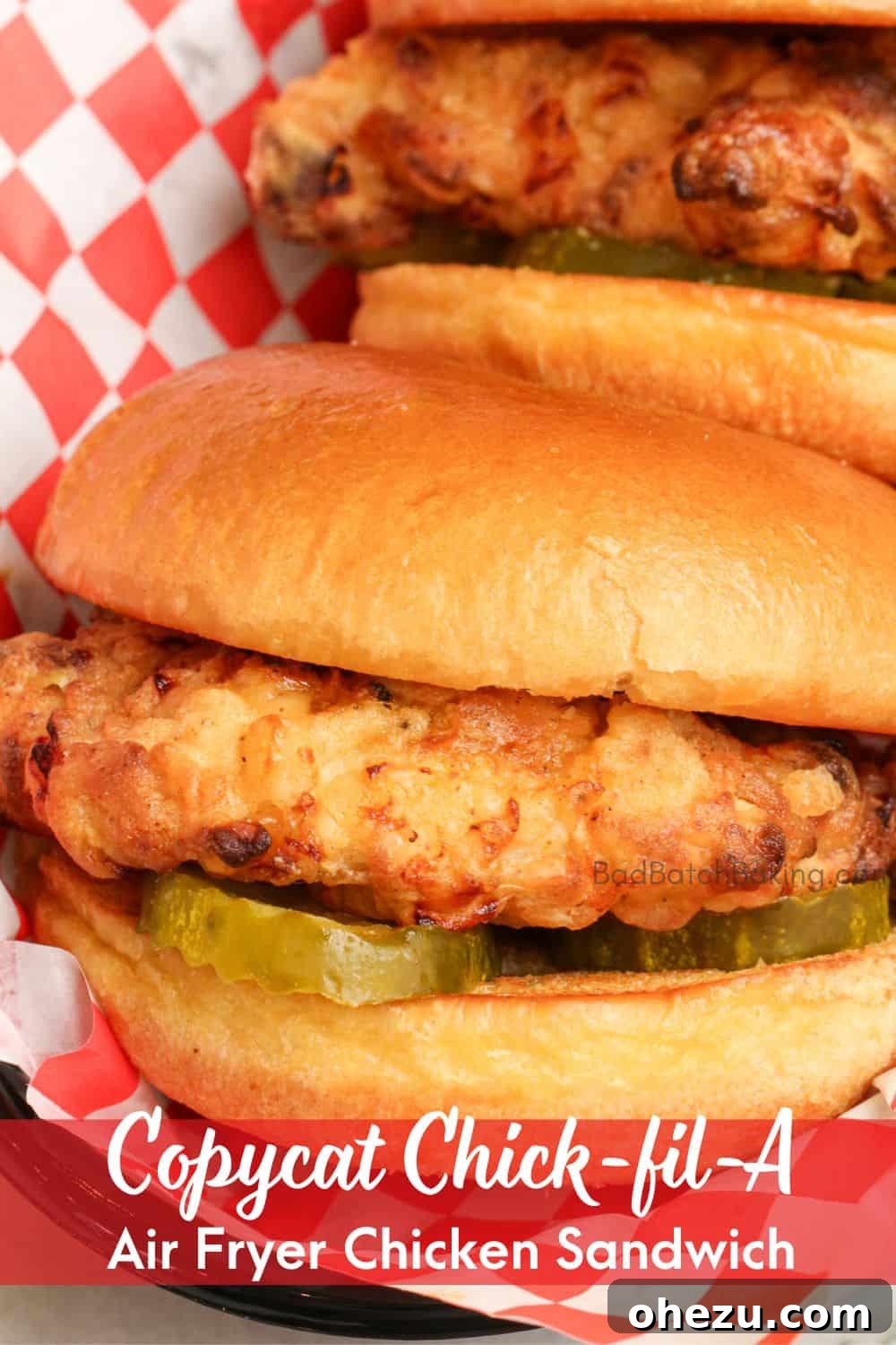 Air Fryer Chick-fil-A Style Chicken Sandwich 7 Air Fryer Chick-fil-A Sandwich