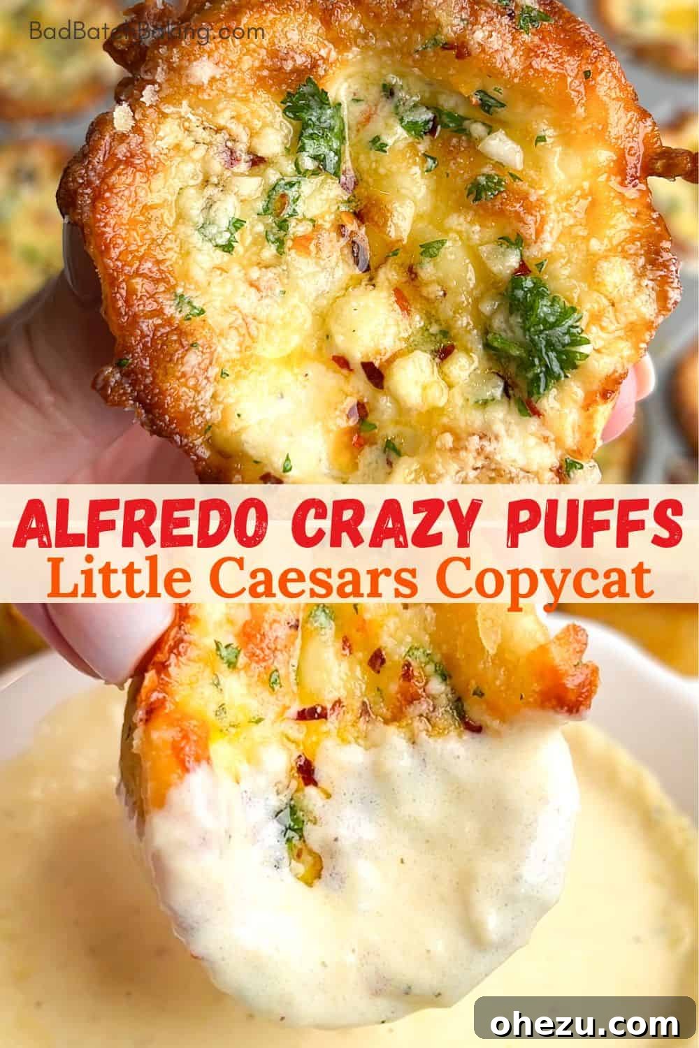 Various angles of delicious Little Caesars Crazy Puffs