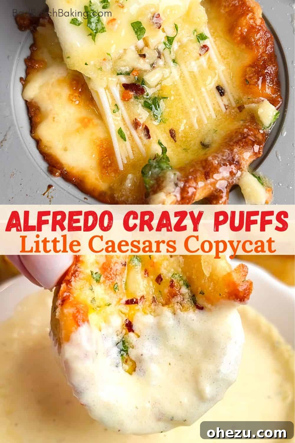 Platter of freshly baked Little Caesars Crazy Puffs