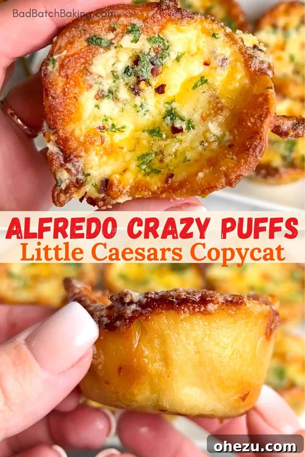 Serving suggestion for Little Caesars Crazy Puffs