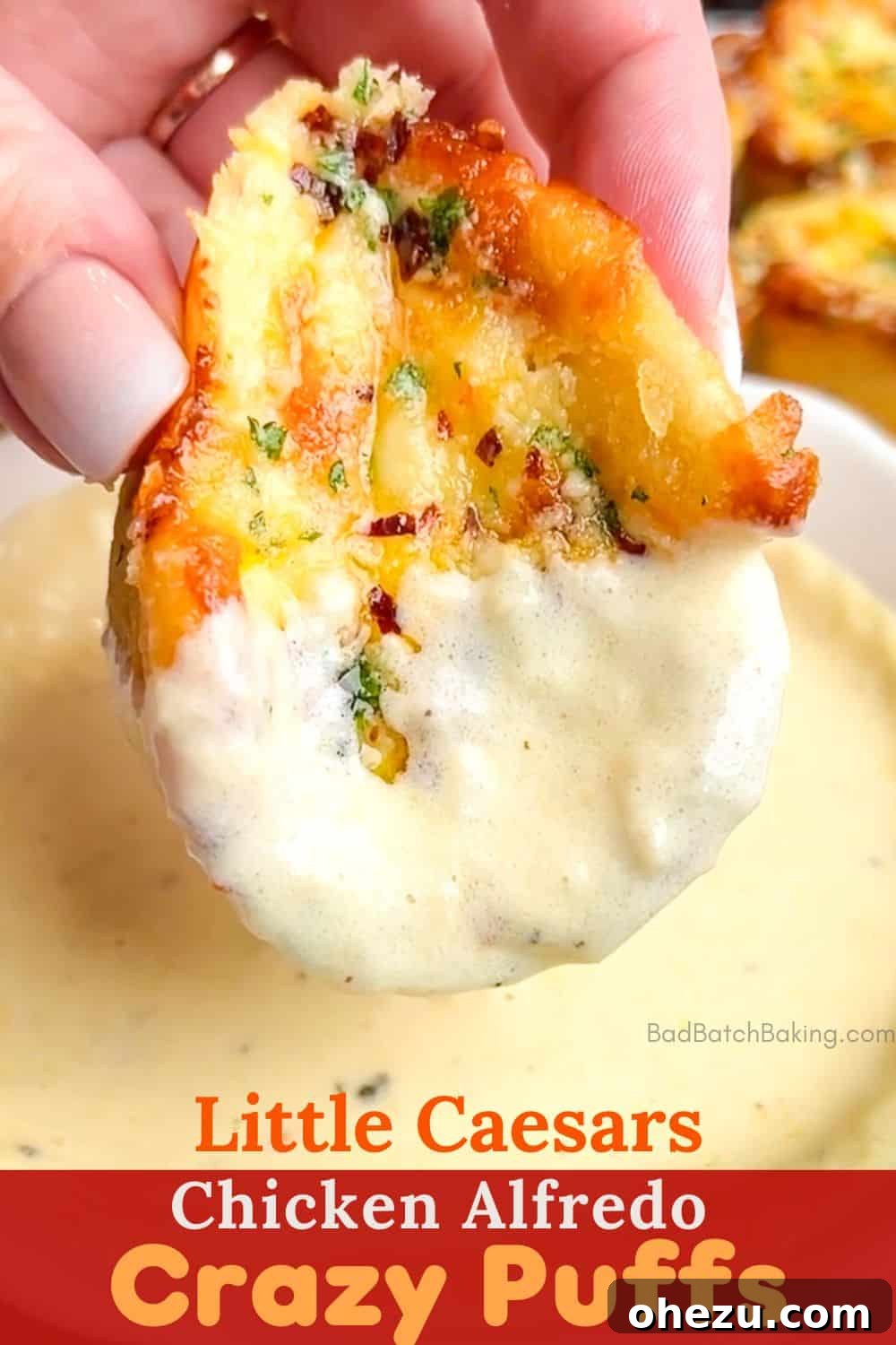 Little Caesars Chicken Alfredo Crazy Puffs 19 Arrangement of Little Caesars Crazy Puffs for social media