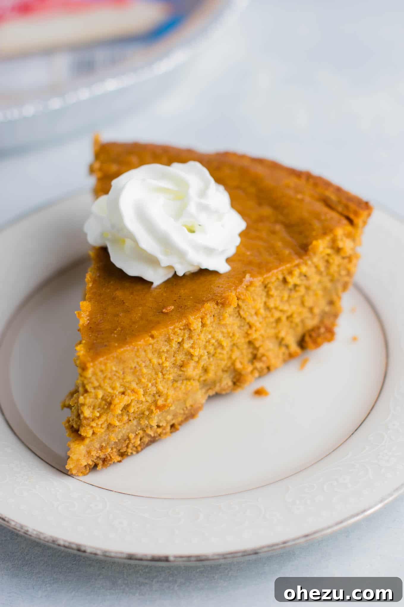 vegetarian thanksgiving menu - This gluten free pumpkin pie recipe is the only one you'll ever need. Easy to make and melt in your mouth delicious! #ad #MIDELicious #glutenfree #pumpkinpie #dessert