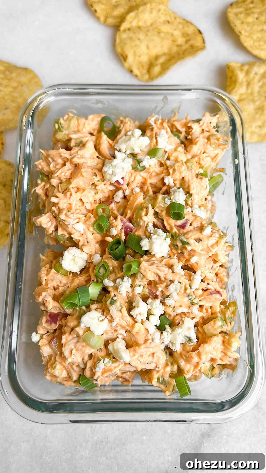 chicken salad in a bowl