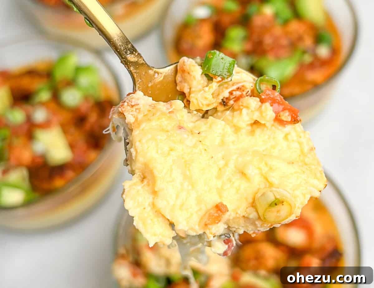 Cloud Egg Breakfast Bowls 4 soft eggs in a breakfast bowl