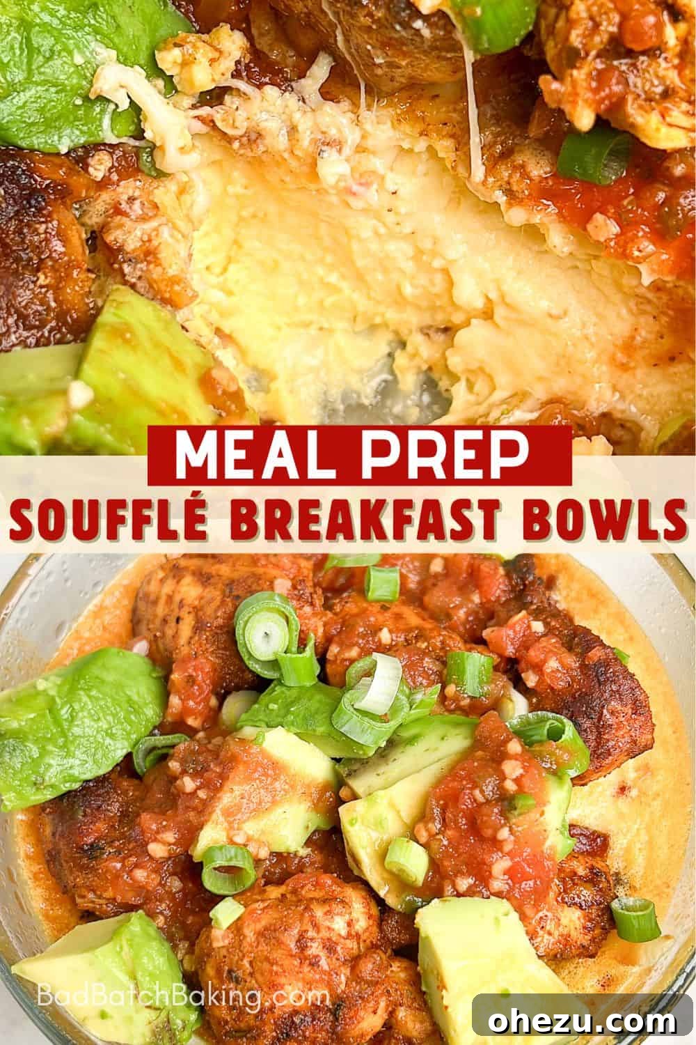 Cloud Egg Breakfast Bowls 7 souffle egg high protein breakfast bowls