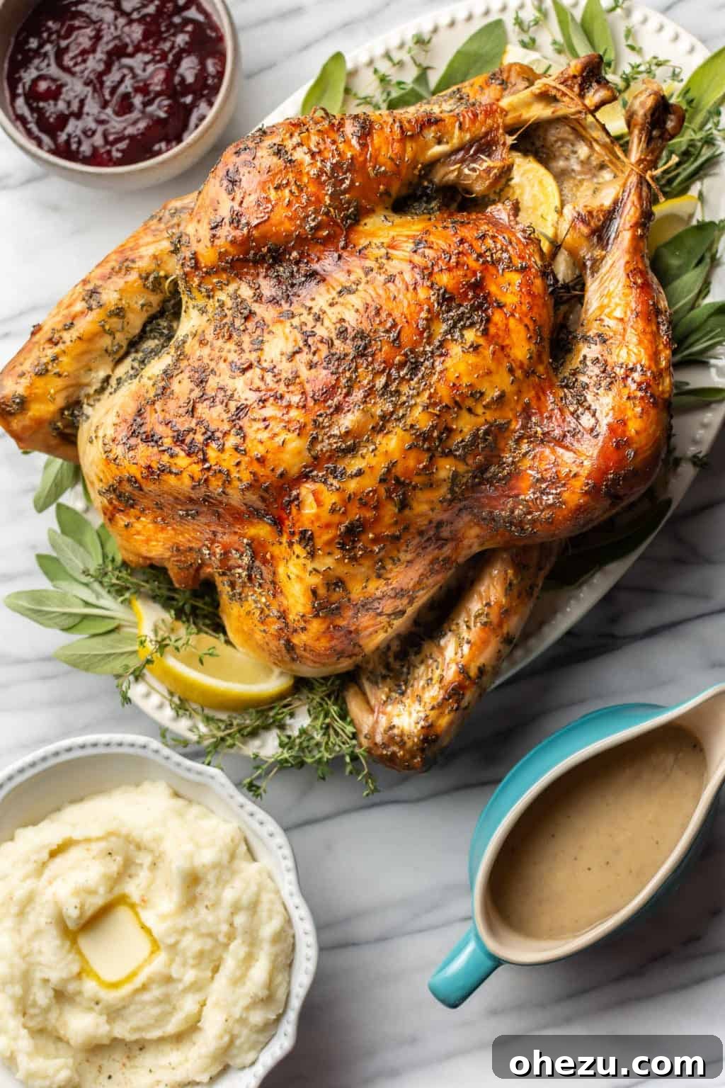 Over 70 Perfect Friendsgiving Recipes to Try in 2024 50 Juicy Roast Turkey with Garlic Herb Butter for Friendsgiving