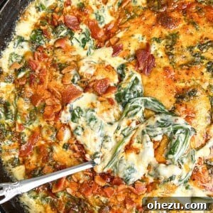 creamed baked spinach holiday side