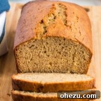 sliced banana bread on a white plate
