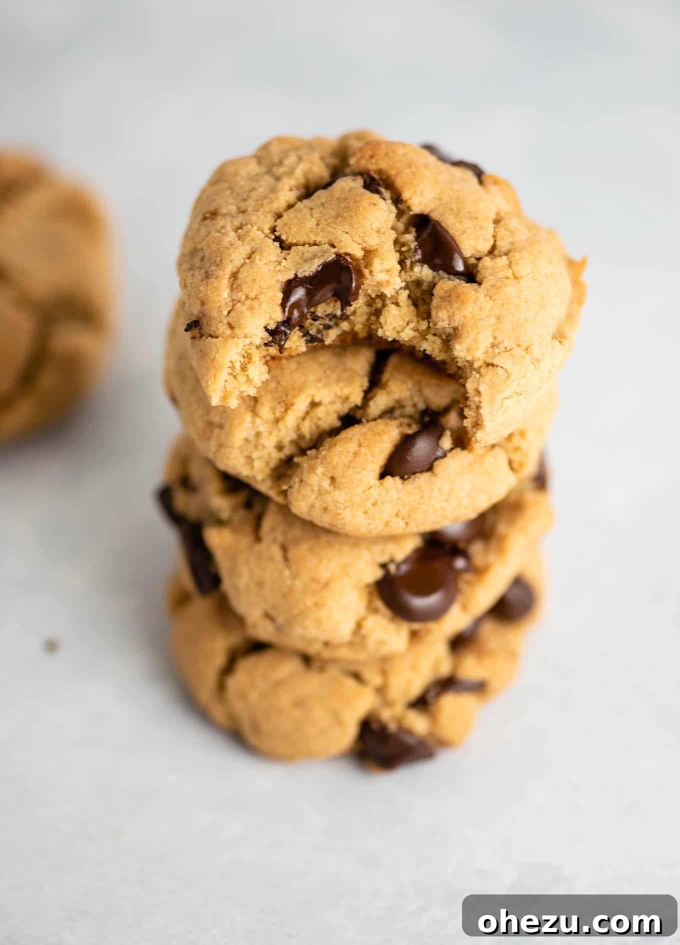 Heavenly Vegan Gluten-Free Chocolate Chip Delights 3 Close-up of freshly baked dairy free gluten free cookies